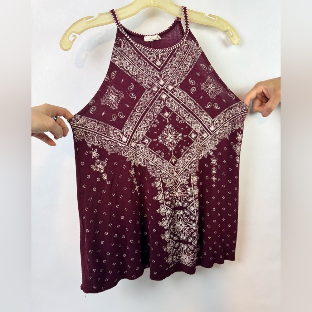 Maurices Deep Burgundy Tank Top